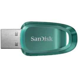 SanDisk Pendrive Ultra Eco 64GB USB 3.2 - Fabricado con 70% Plástico Reciclado - Hasta 100 MB/s - Modelo SDCZ96-064G-G46